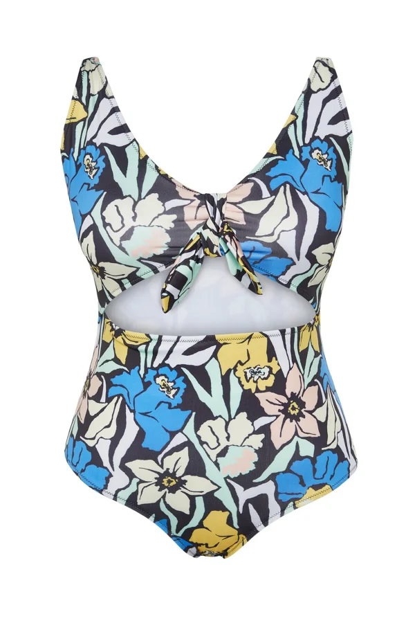 Plus Size Print Swimsuit - Image 5