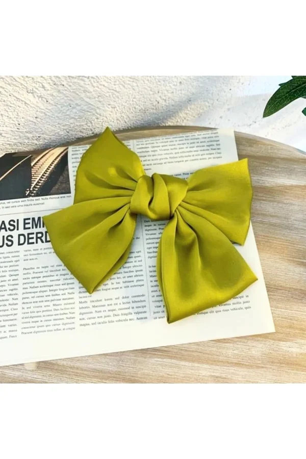 Bow Hair Clip Satin