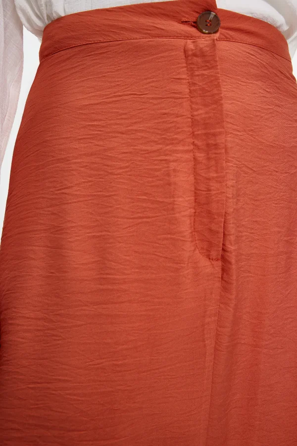 Linen Look Skirt - Image 4