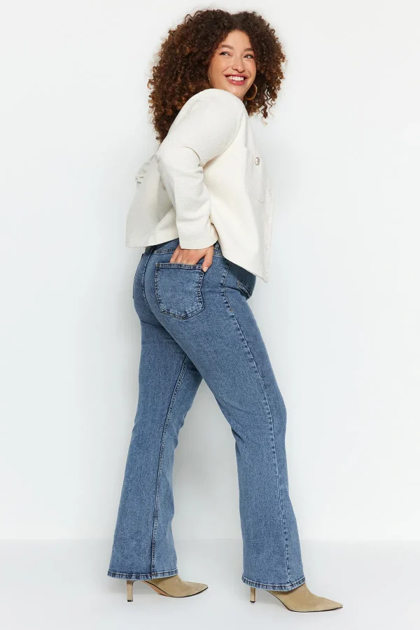 Wide Leg Plus Size Denim - Image 5