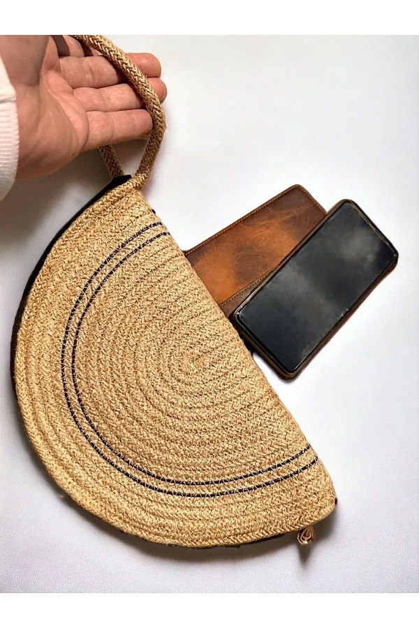 Jute Summer Pouch - Image 3