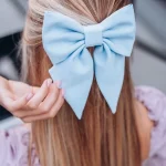 Bow Hair Clip Satin