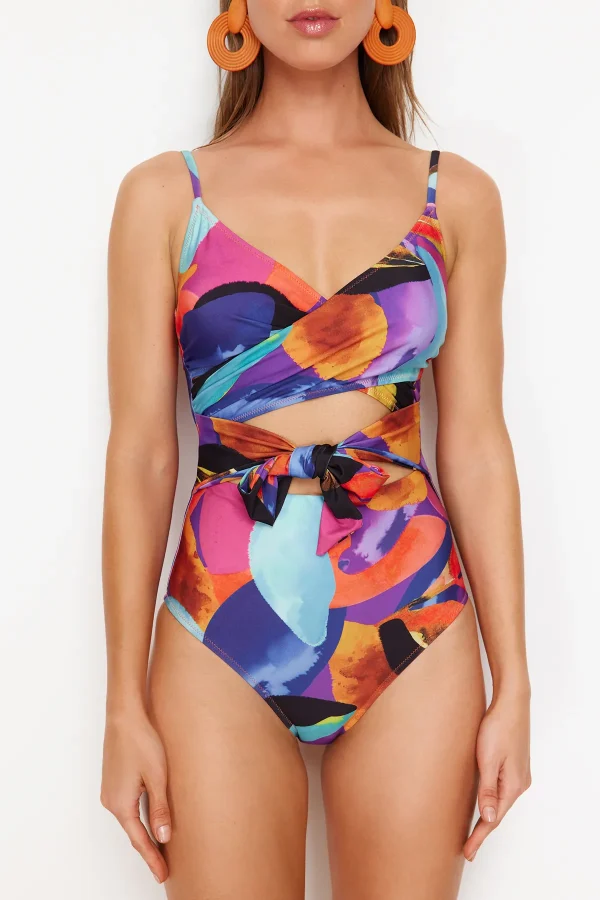 Abstract pattern Swimsuit - Image 4