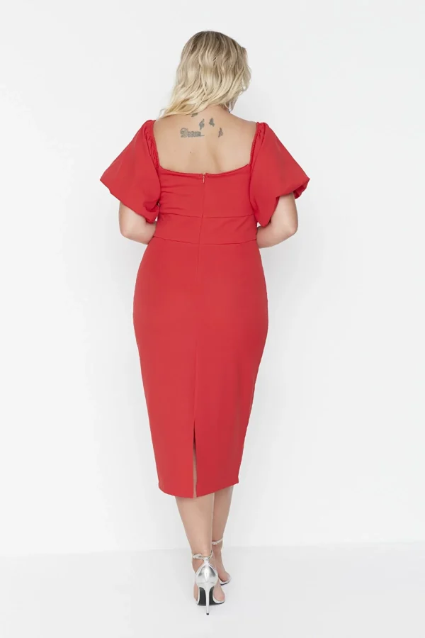 Balloon Sleeve Dress - Image 5