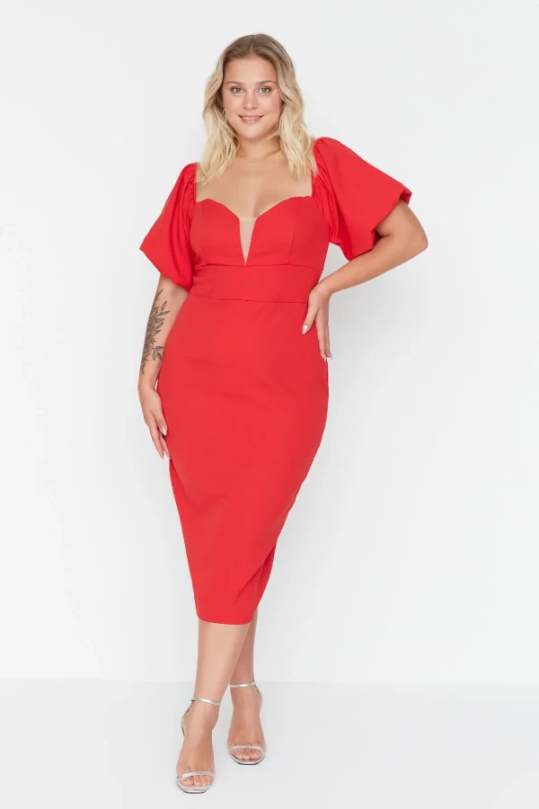 Balloon Sleeve Dress - Image 4