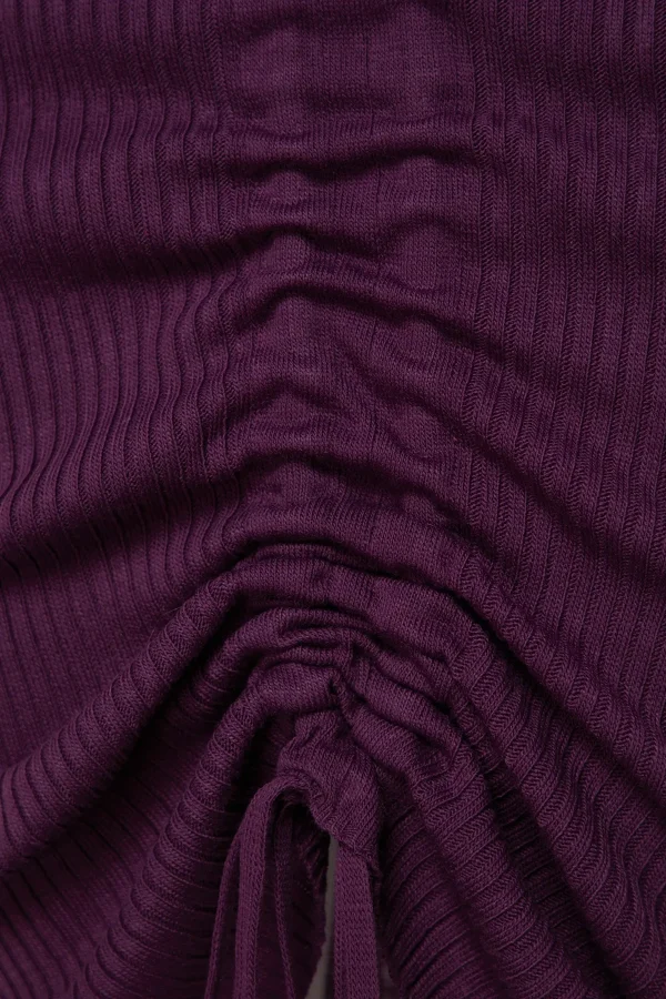 Knit Dress Purple - Image 3