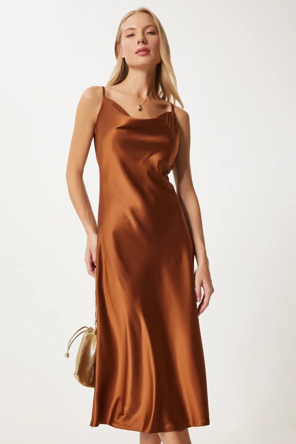 Satin Surface Dress - Image 3