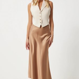 Satin Surface Skirt